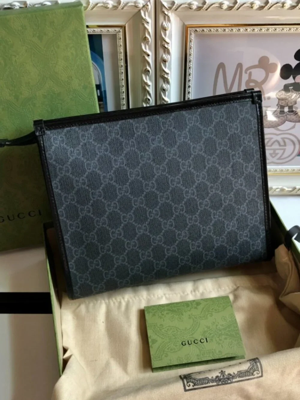 Gucci Aria GG Supreme Handbag